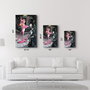 Wallity Pintura Decorativa de Vidrio Templado 70 x 110 cm Multicolor